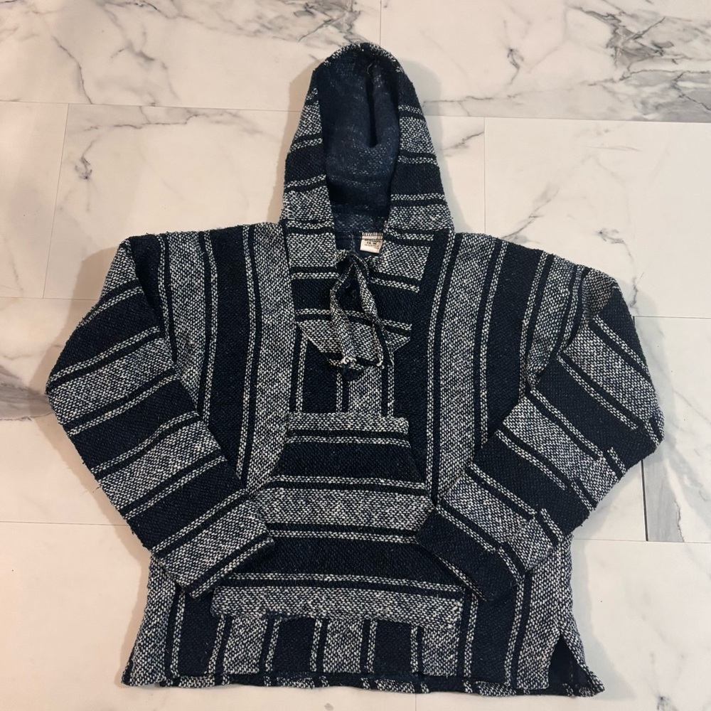 💙Artesanias💙Striped Baja Hoodie